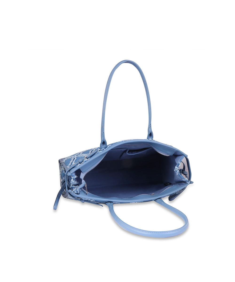 Hamster London Urban Eden Ivy Tote Bag Blue