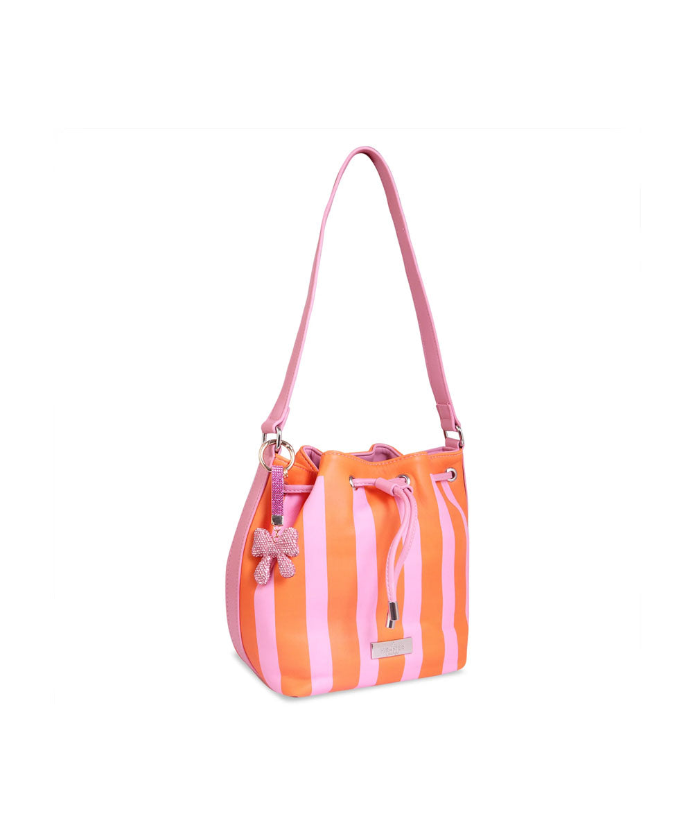 Hamster London Urban Eden Shoulder Bag Orange/Pink