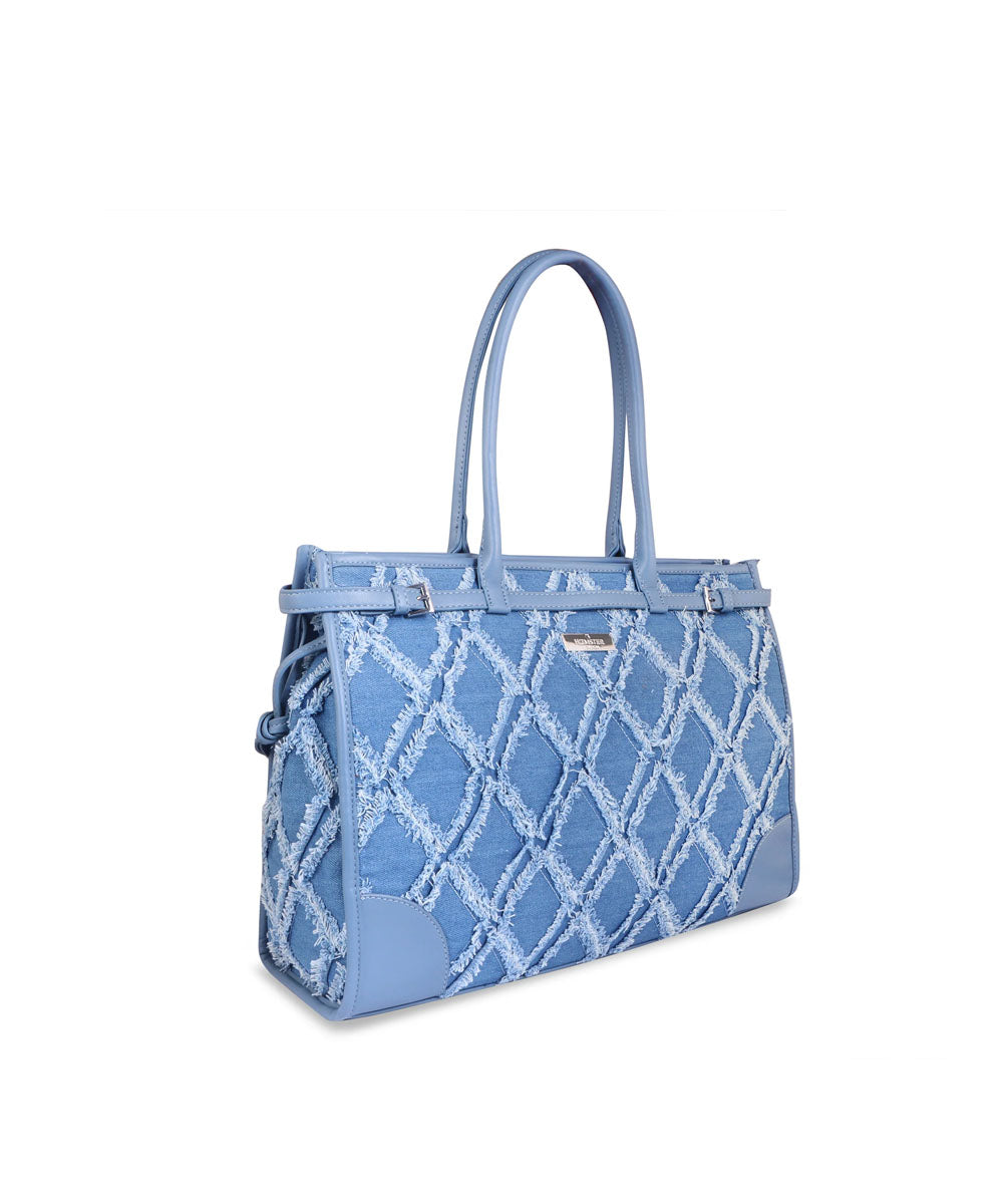 Hamster London Urban Eden Ivy Tote Bag Blue