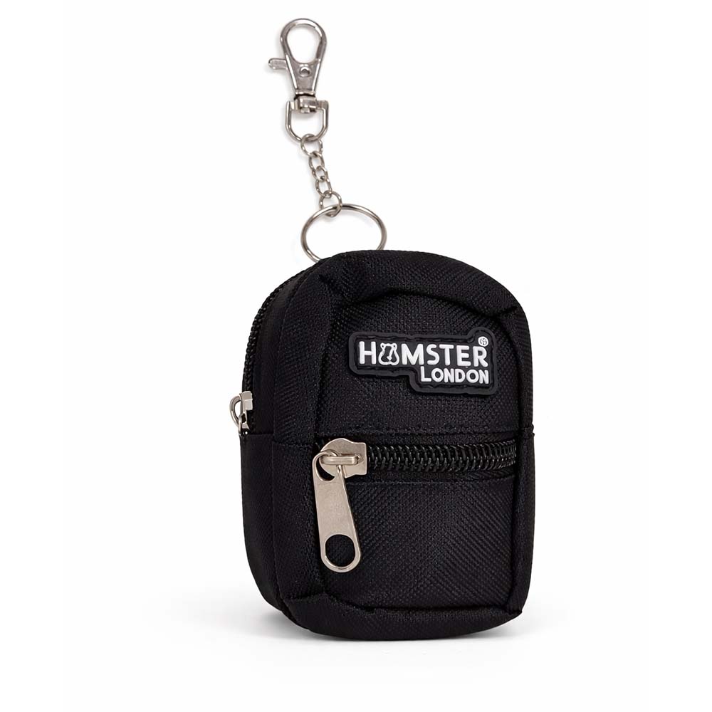Hamster London Essential Bag Charm Black