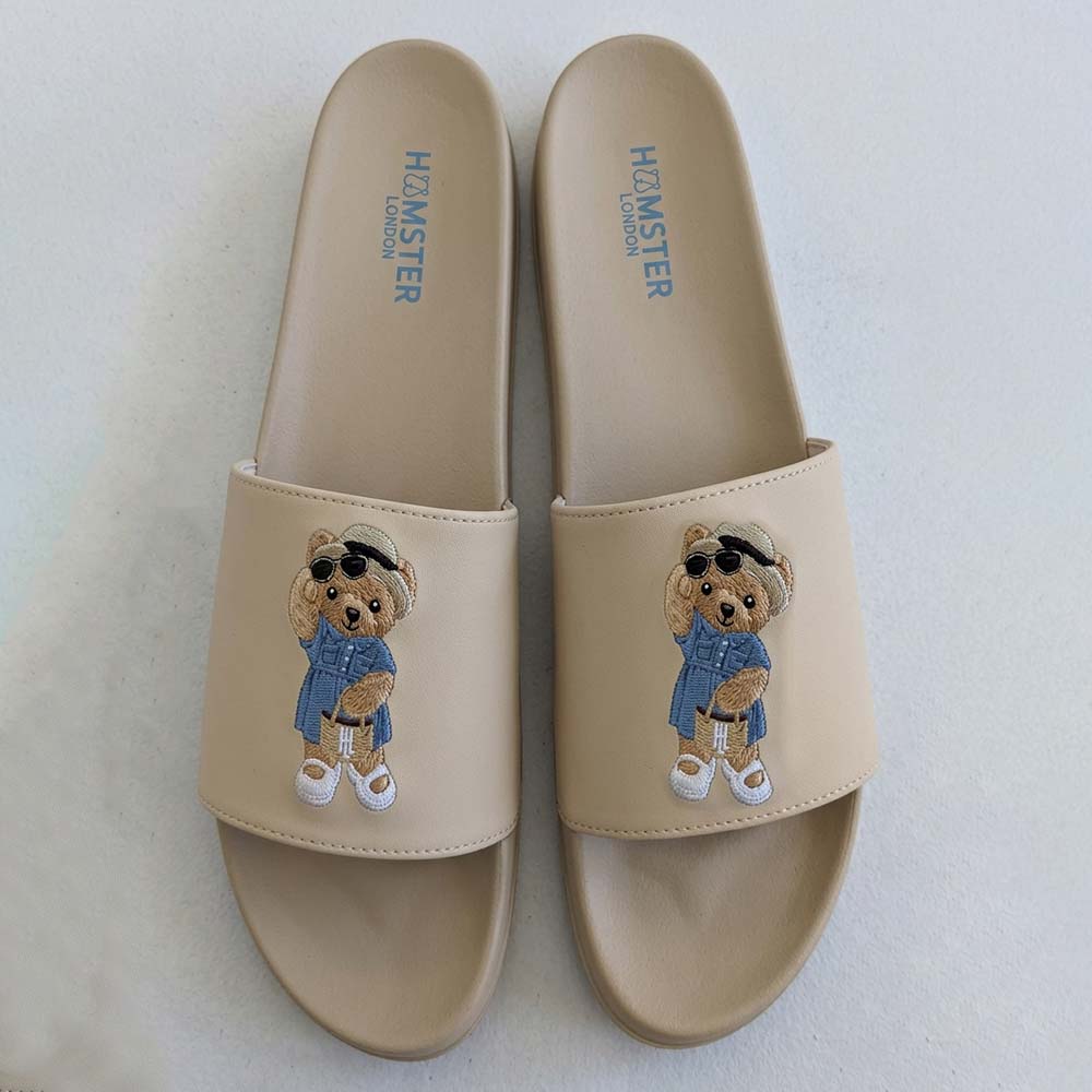 Hamster London Ted H Romeo Slides Beige