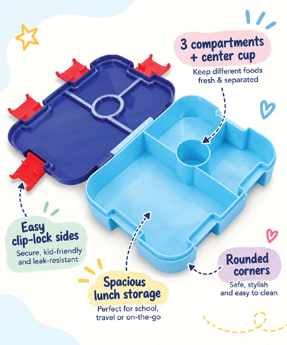 Hamster London Ted H Classic Light Blue Bento box