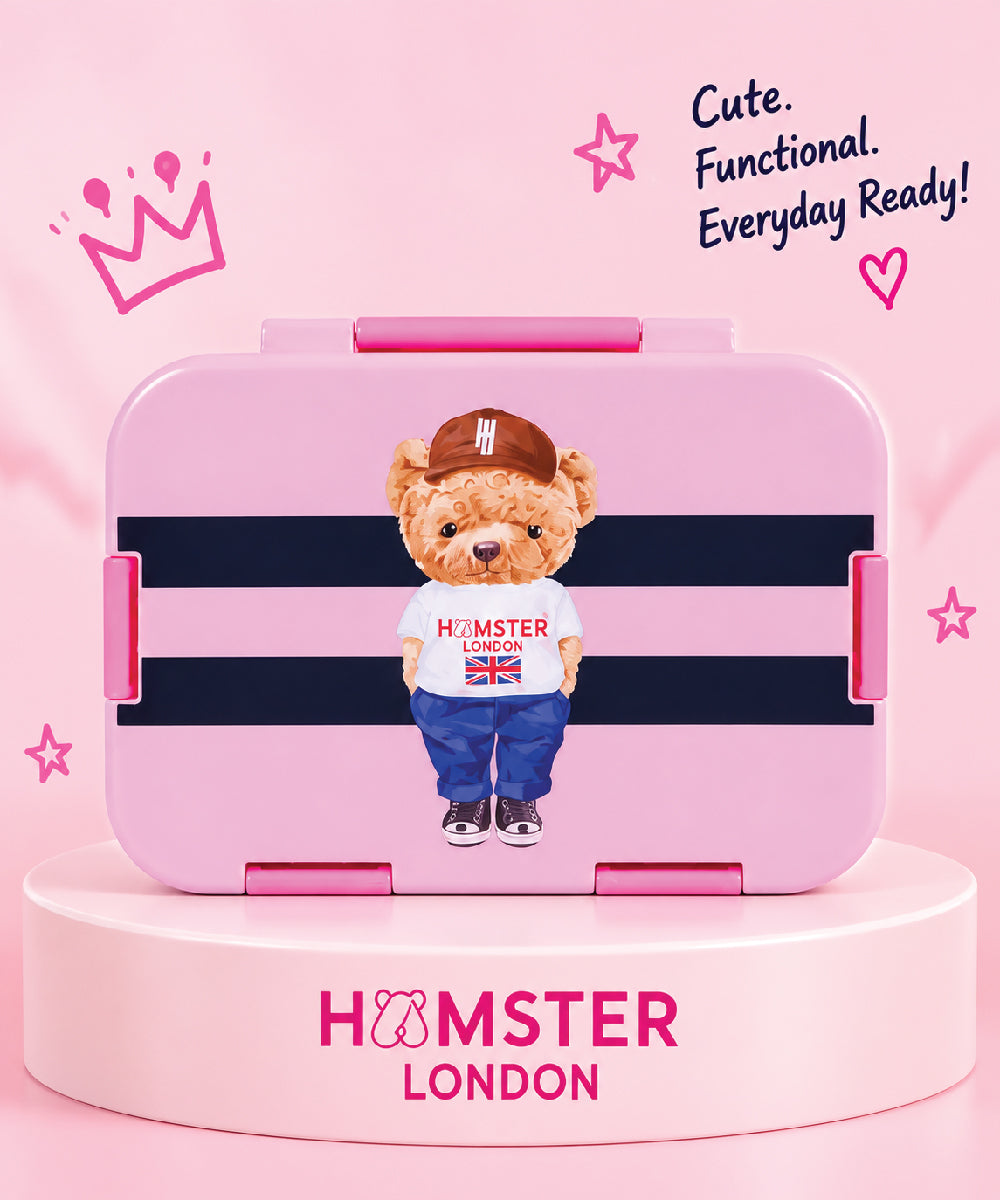 Hamster London Ted H Classic Pink Bento box