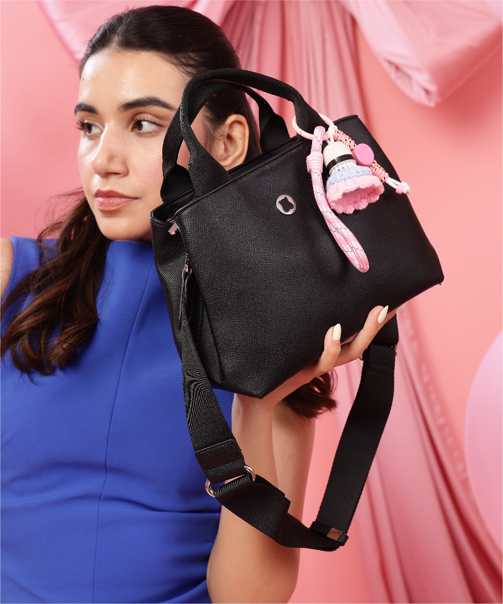 Hamster London Bubba Handbag Black