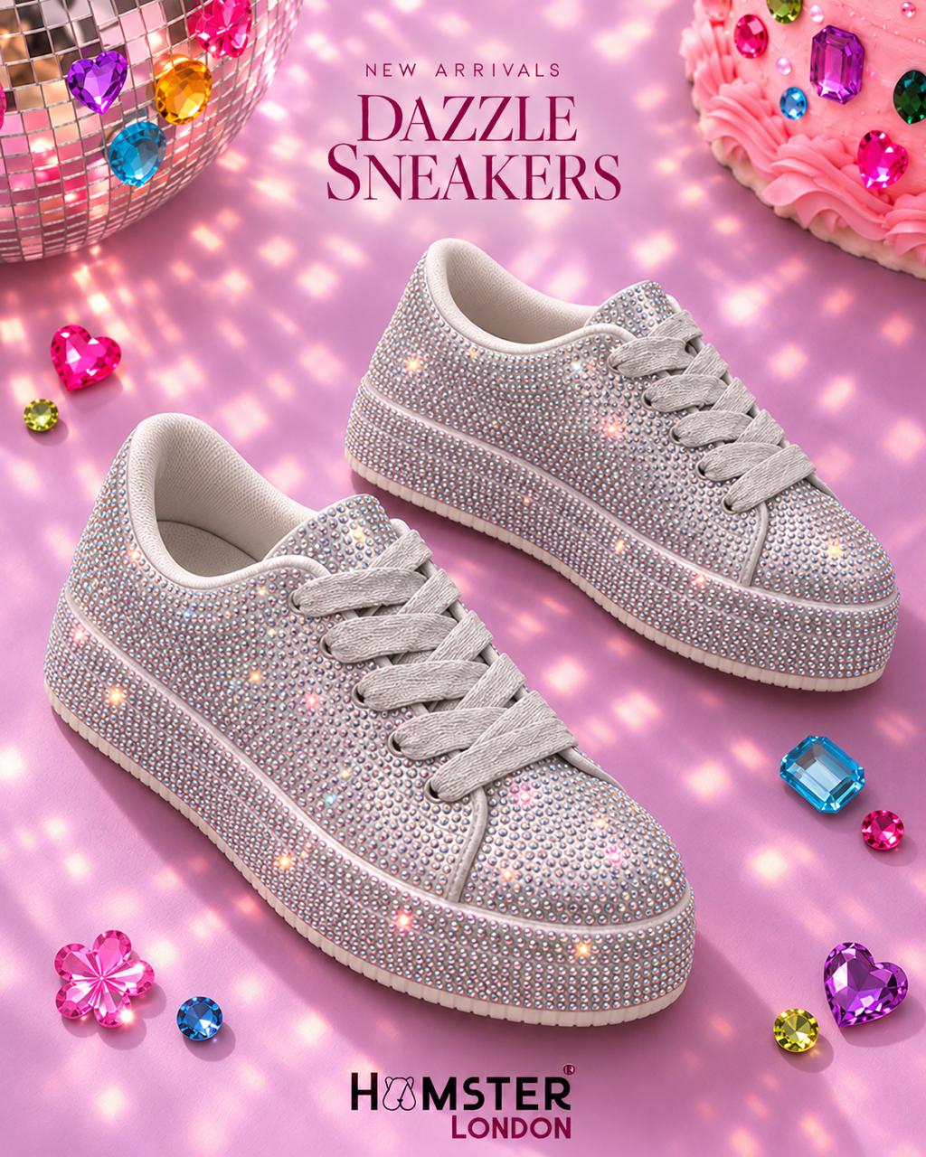 Hamster London Dazzle Sneakers Silver