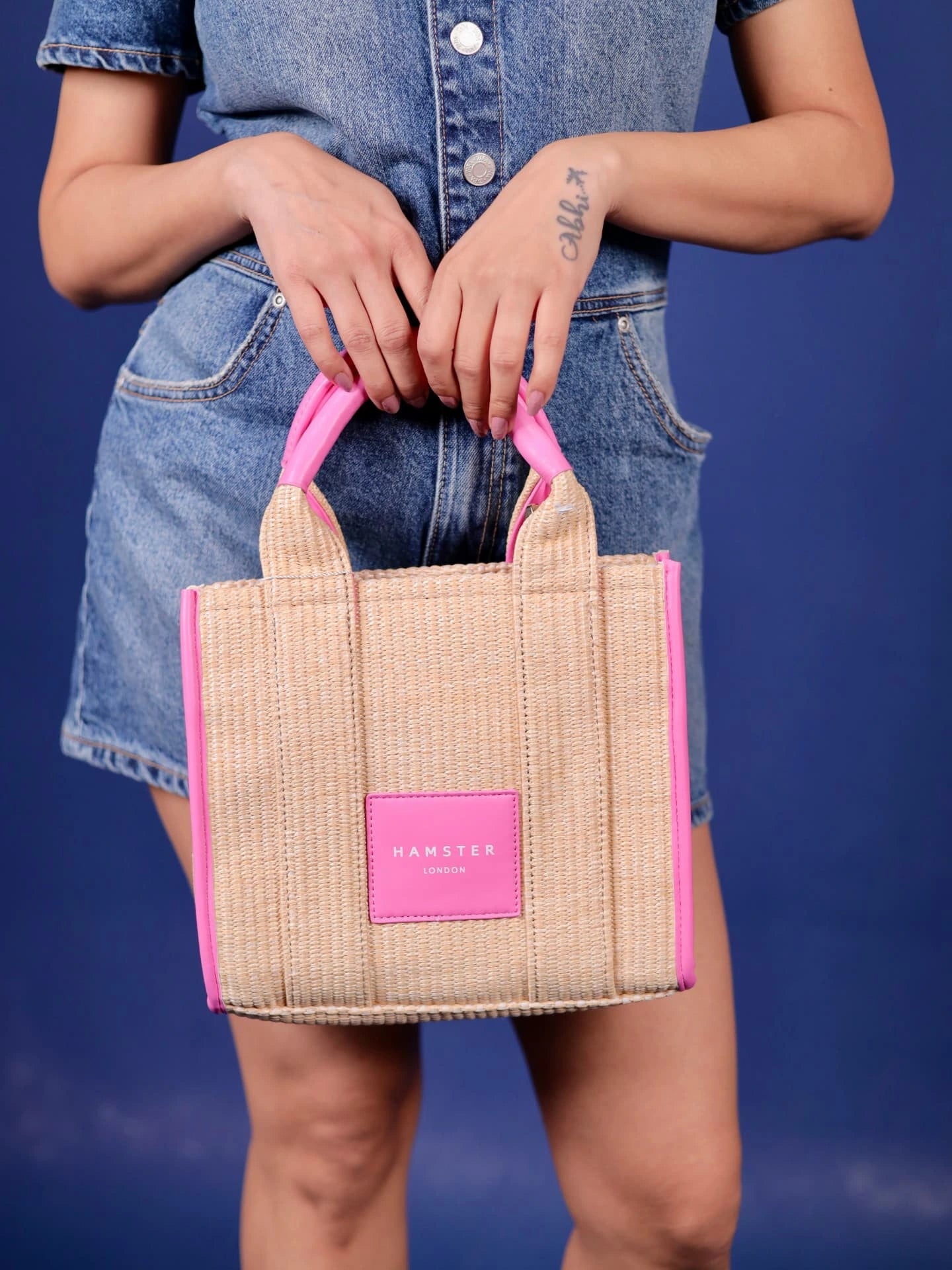 Hamster London Beverley Offshore Tote Bag Blush