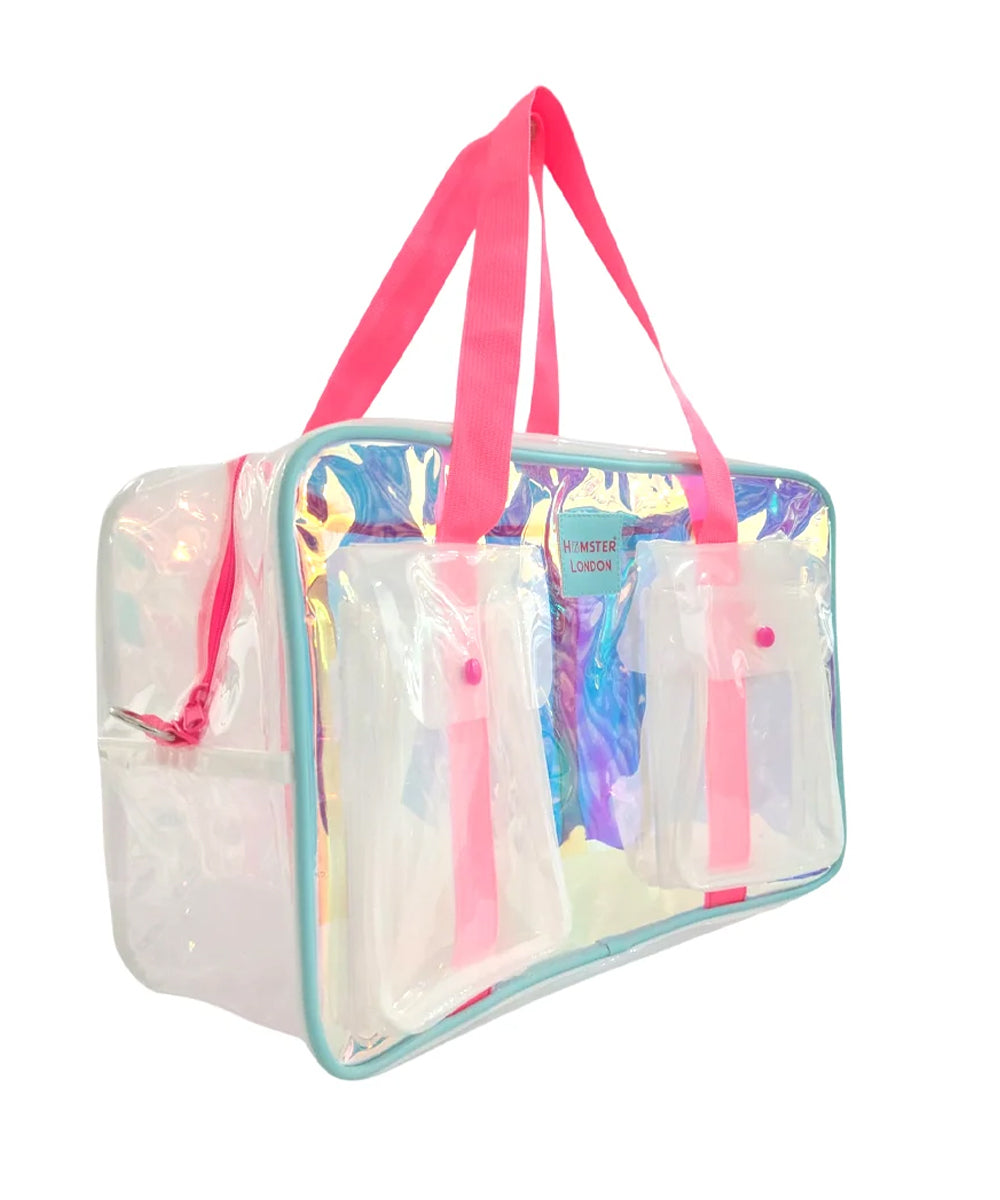 Hamster London Jelly Duffle White