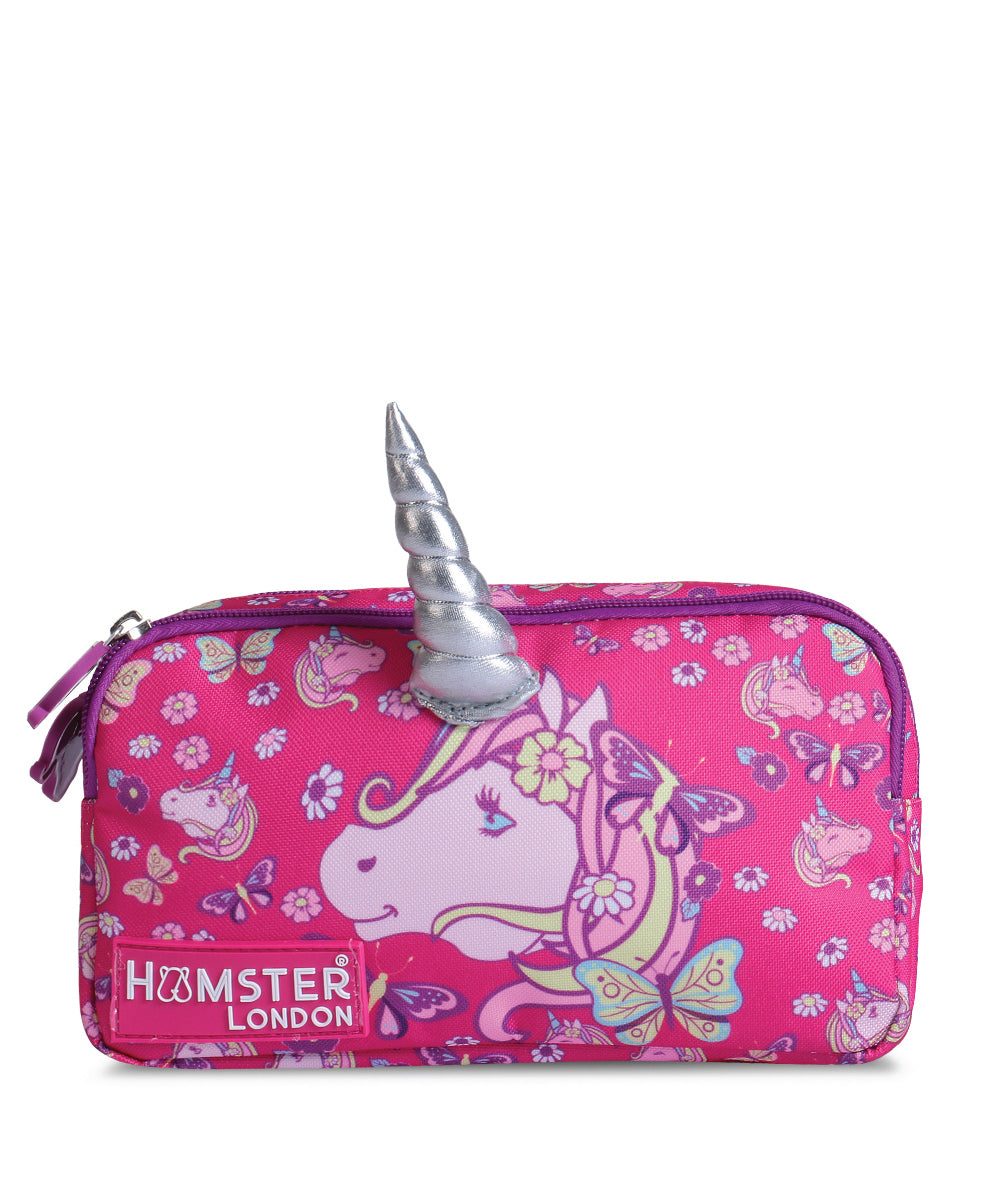 Hamster London Unicorn Gift Hamper with Lunch Bag, Sipper, Pouch & Hair Clip
