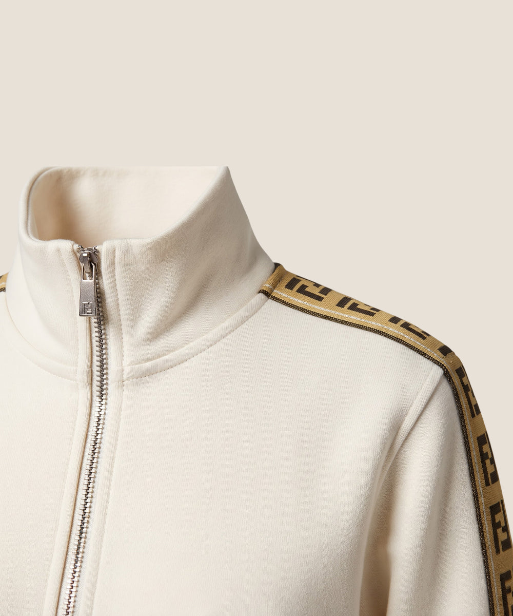 Hamster London Ted H Ted Zipper Jacket & Lower Cord Set White