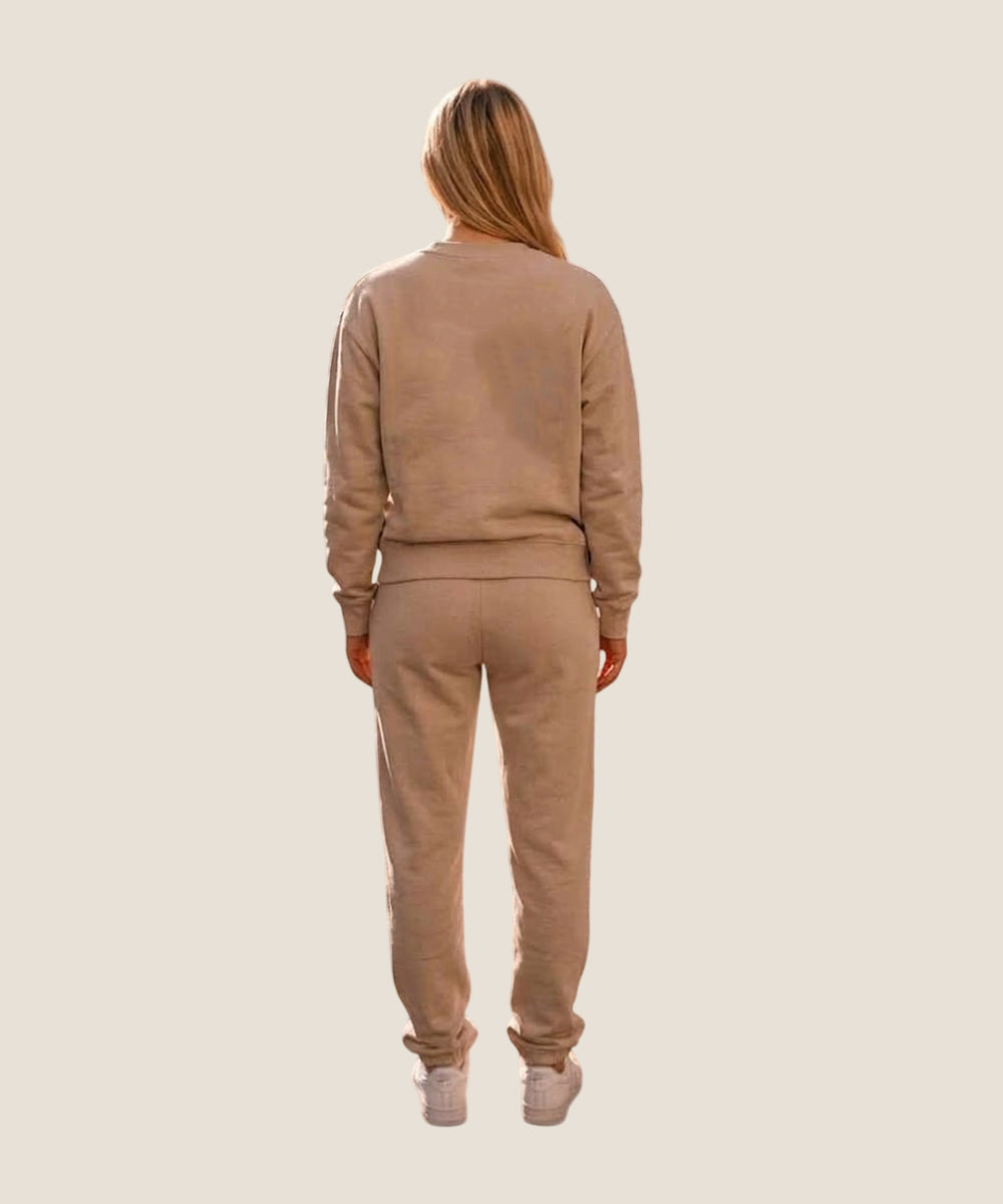 Hamster London Great British Excellence Sweatshirt & Lowers Set Beige