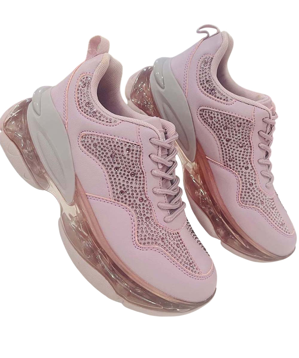 Hamster London Marcella Powder Pink Party Sneakers