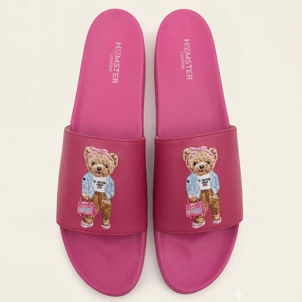 Hamster London Ted H Chic Slides Pink