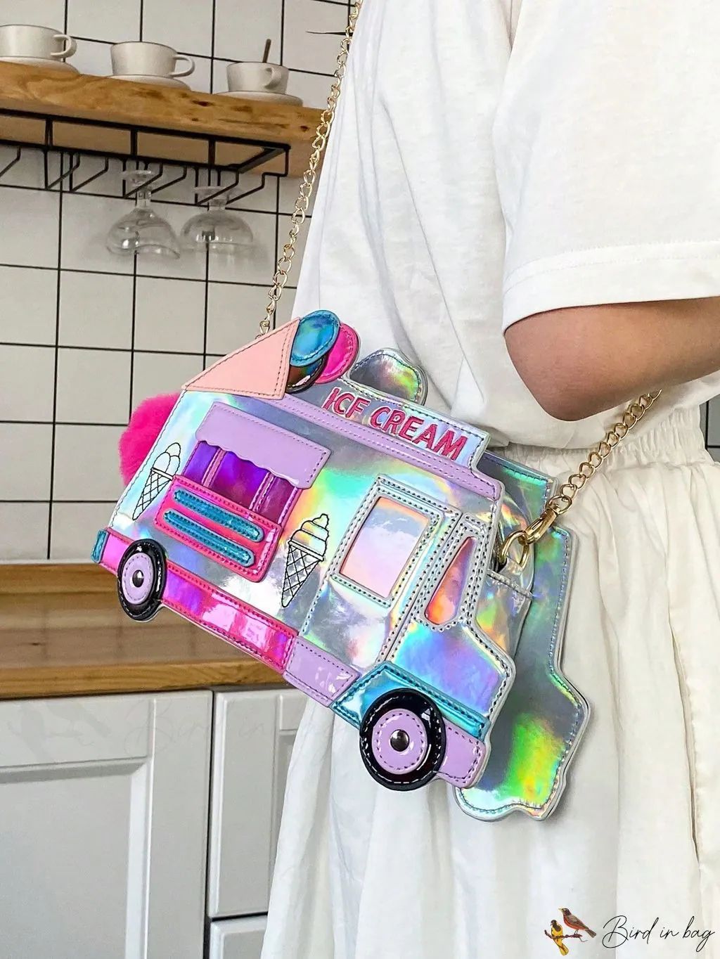 Hamster London Funk Icecream Truck Sling Bag