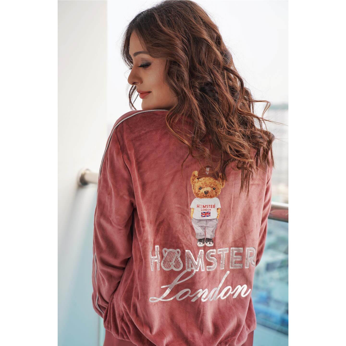 Hamster London Coord Set HL Print Peach