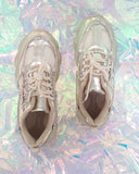 Hamster London Mousehole Gold Party Sneakers