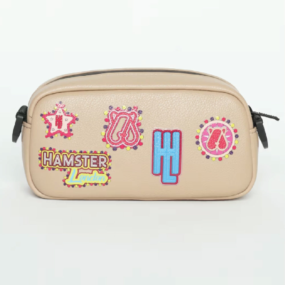 Hamster London Millionaire Picadelly Circus Airport Bag Beige