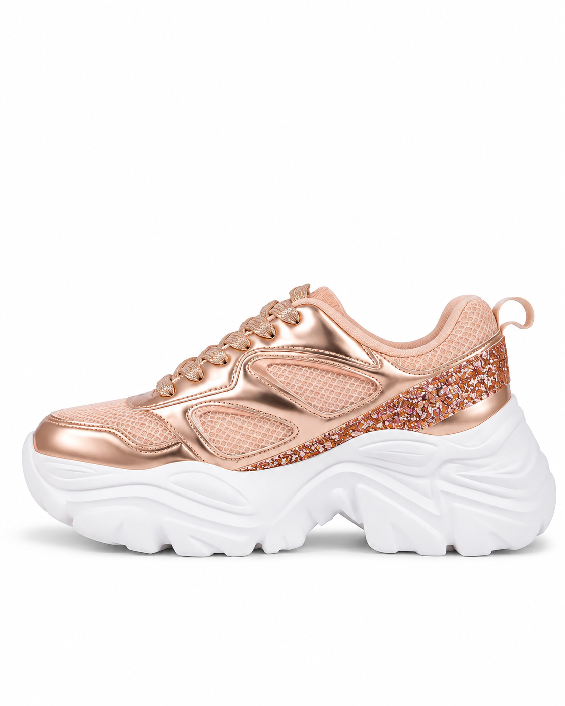 Hamster London Sparkle Pop Gold Sneakers