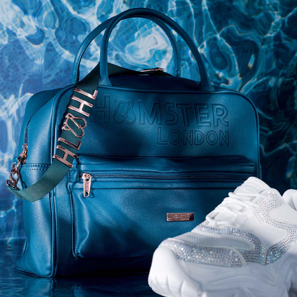 Hamster London Melissa Hand Bag Teal