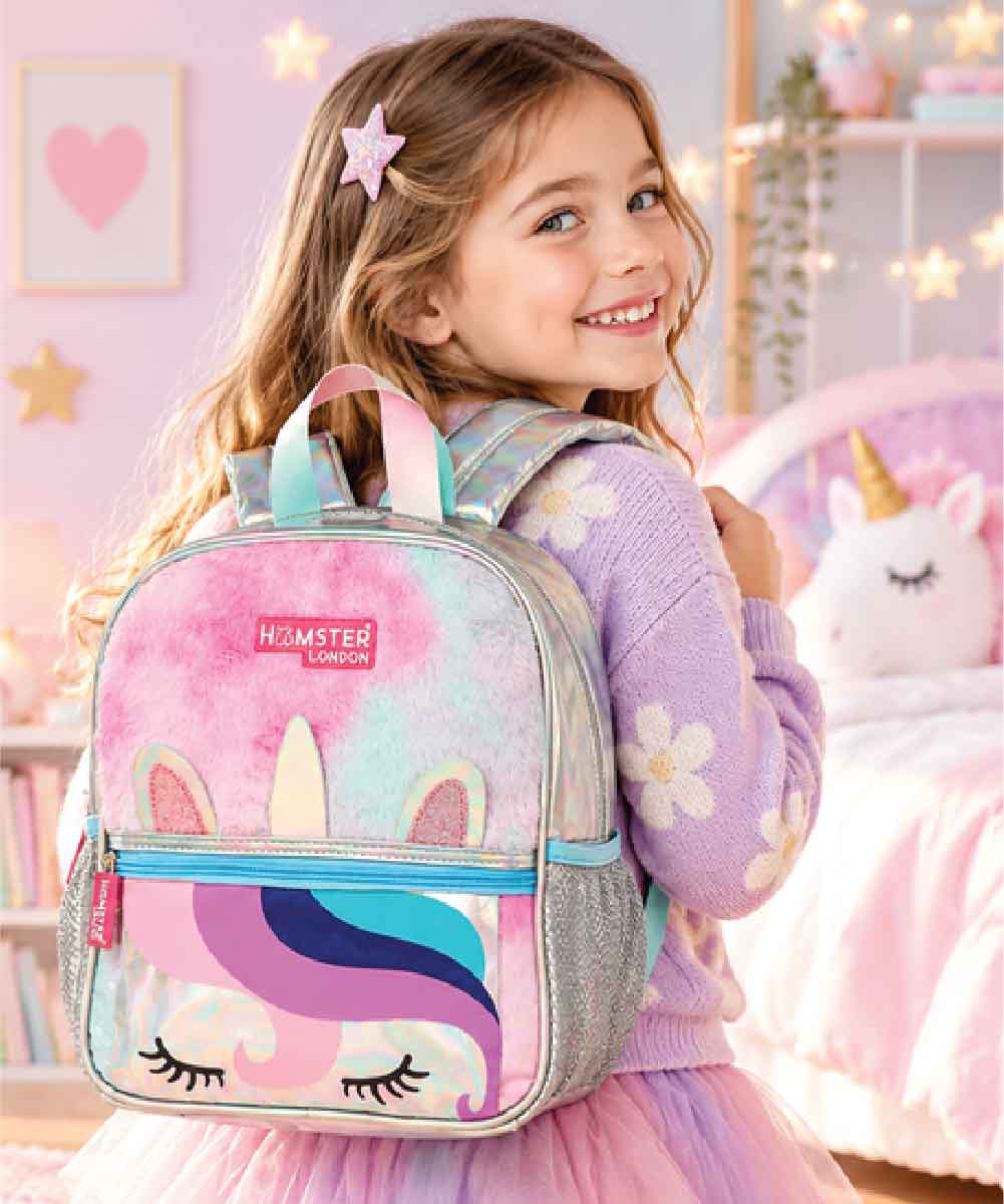 Hamster London MOB Swirl Unicorn Backpack
