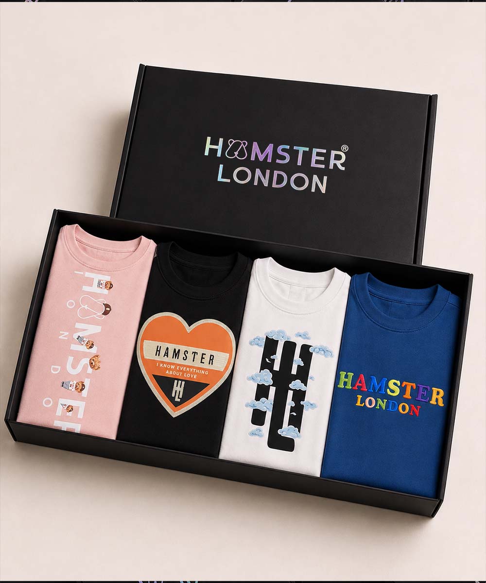 Hamster London Mystery Box – Surprise T-Shirt Pack Black
