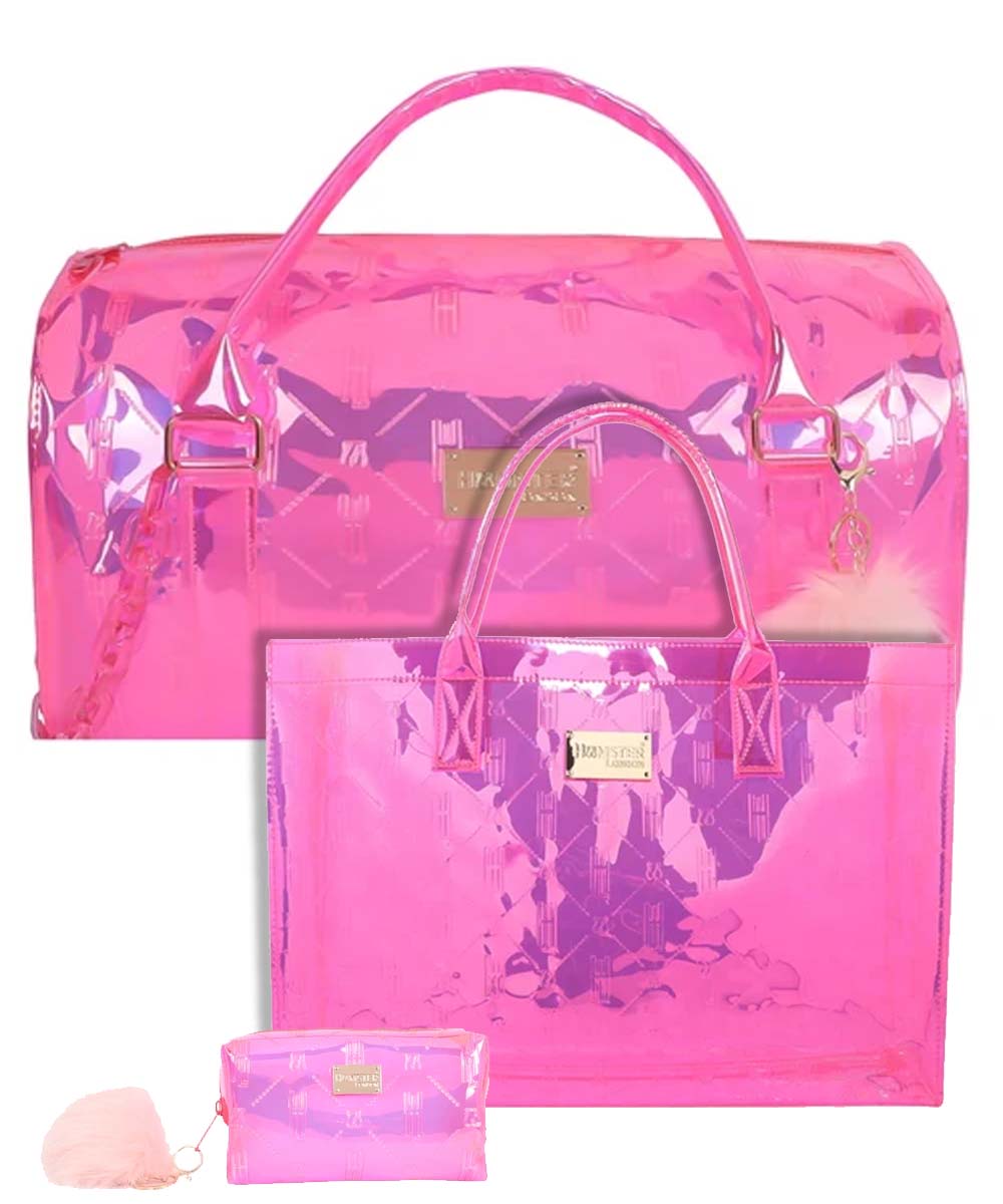 Hamster London Raver Duffle Bag Pink Large