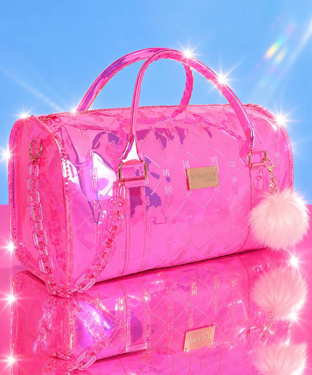 Hamster London Raver Duffle Bag Pink Large