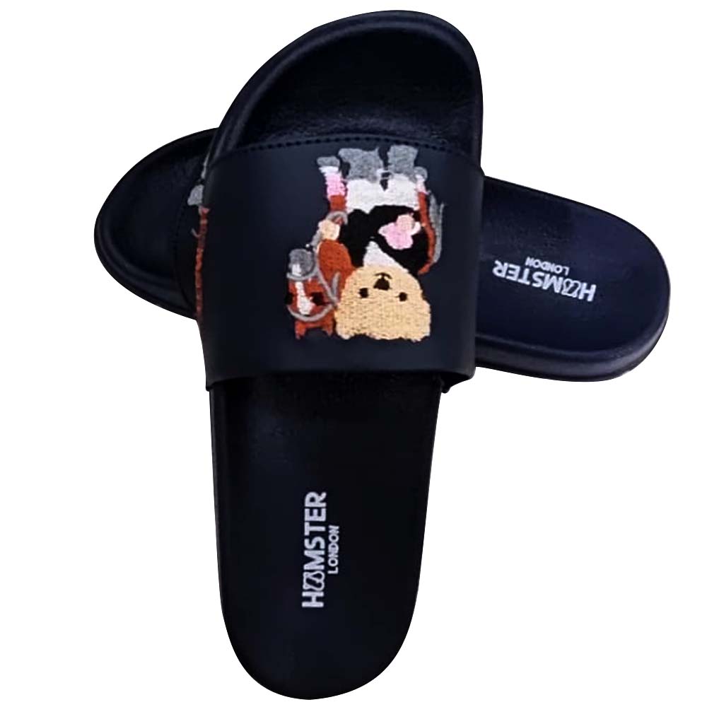 Hamster London Ted H Equestrian Slides Blue