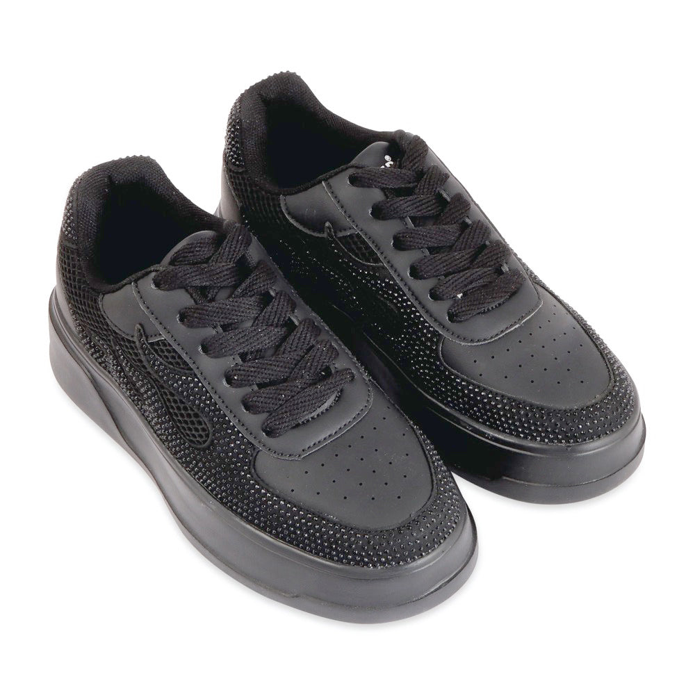 Hamster London Marcella Fire Black Party Sneakers