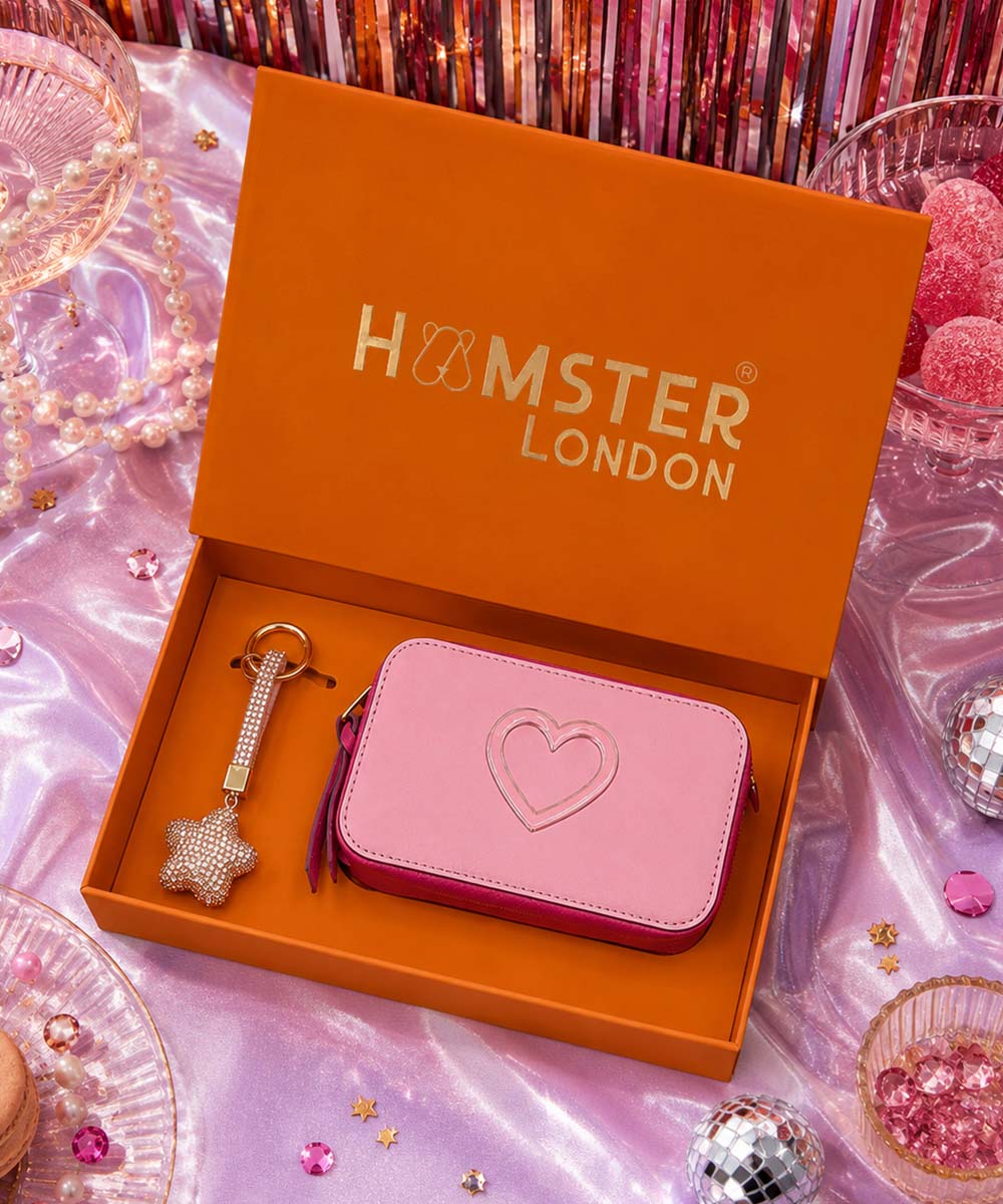 Hamster London Pink Twist Sling & Charm Gift Box Set
