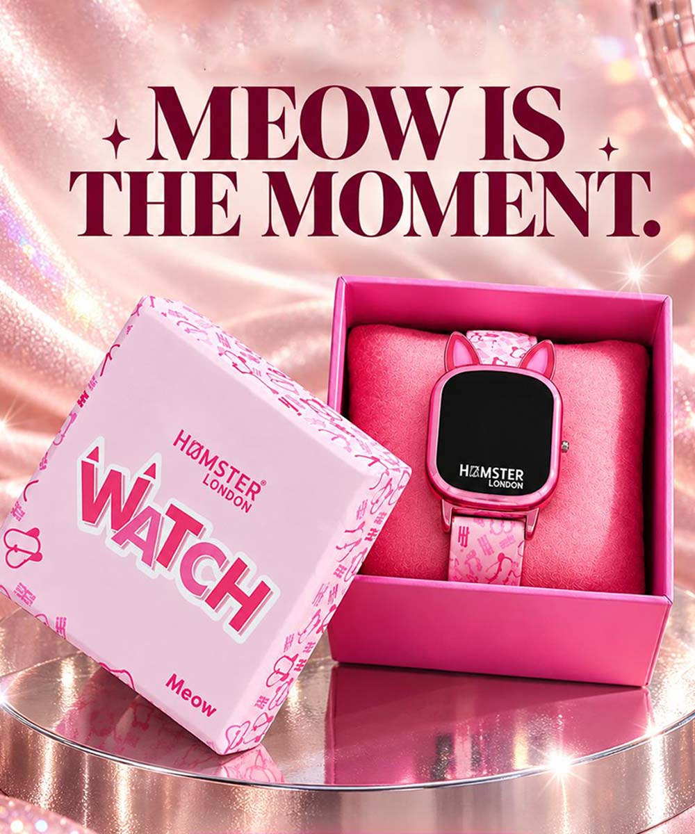 Hamster London Unicorn Metal Digital Watch
