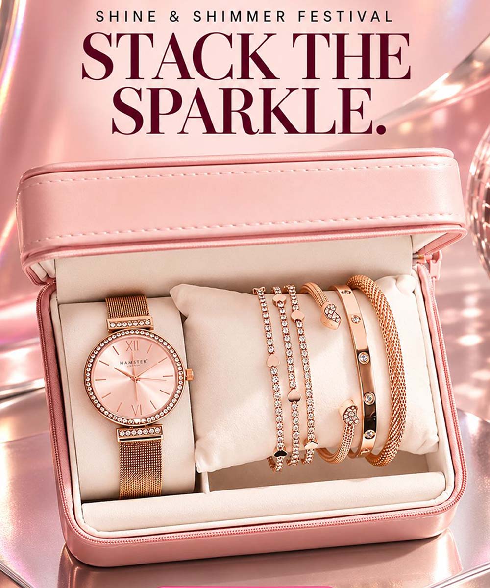 Hamster London Evening Star Women Rose Gold Watch