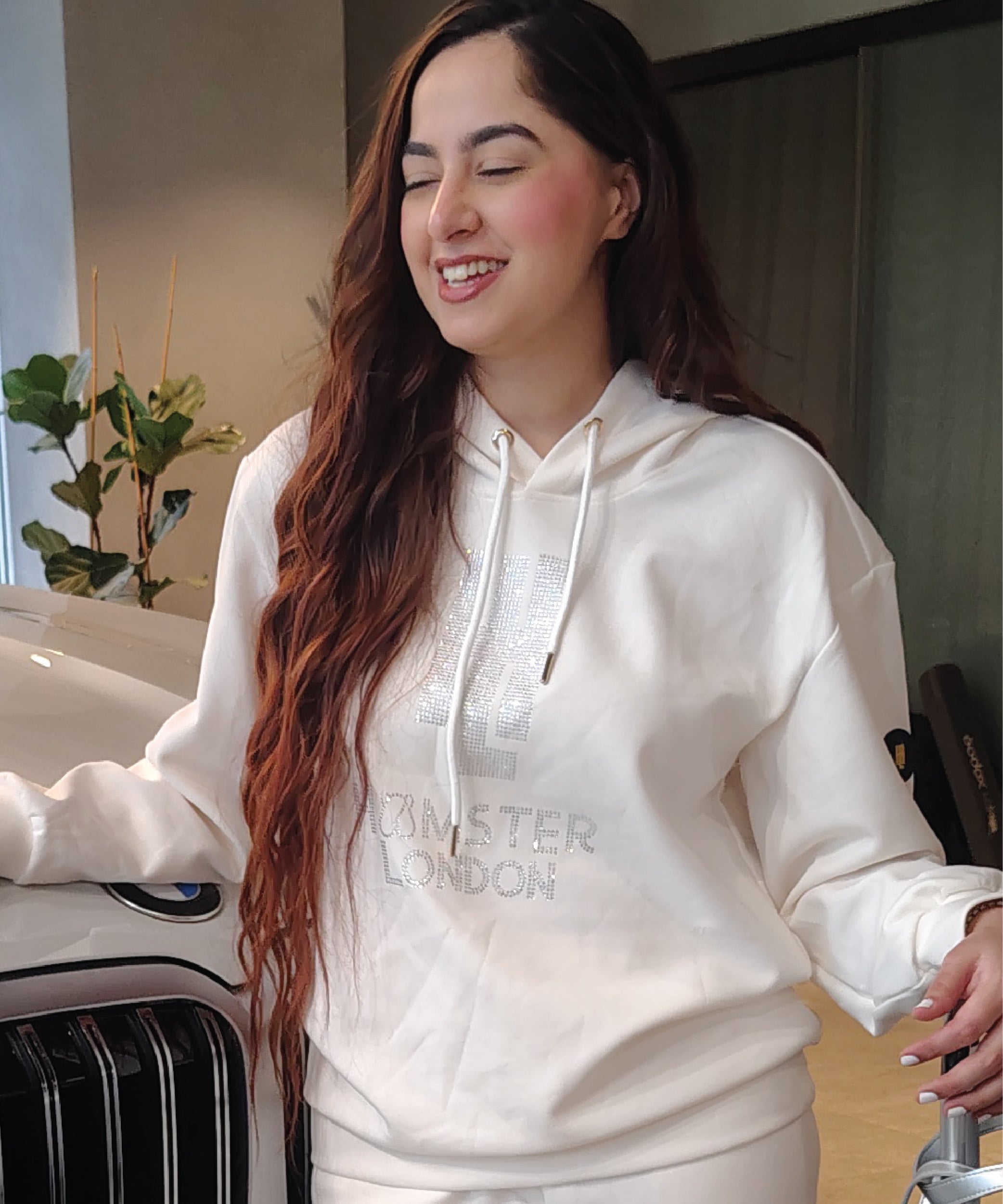 Hamster London Kolo Hoodie & Lower Co-ord Set – White