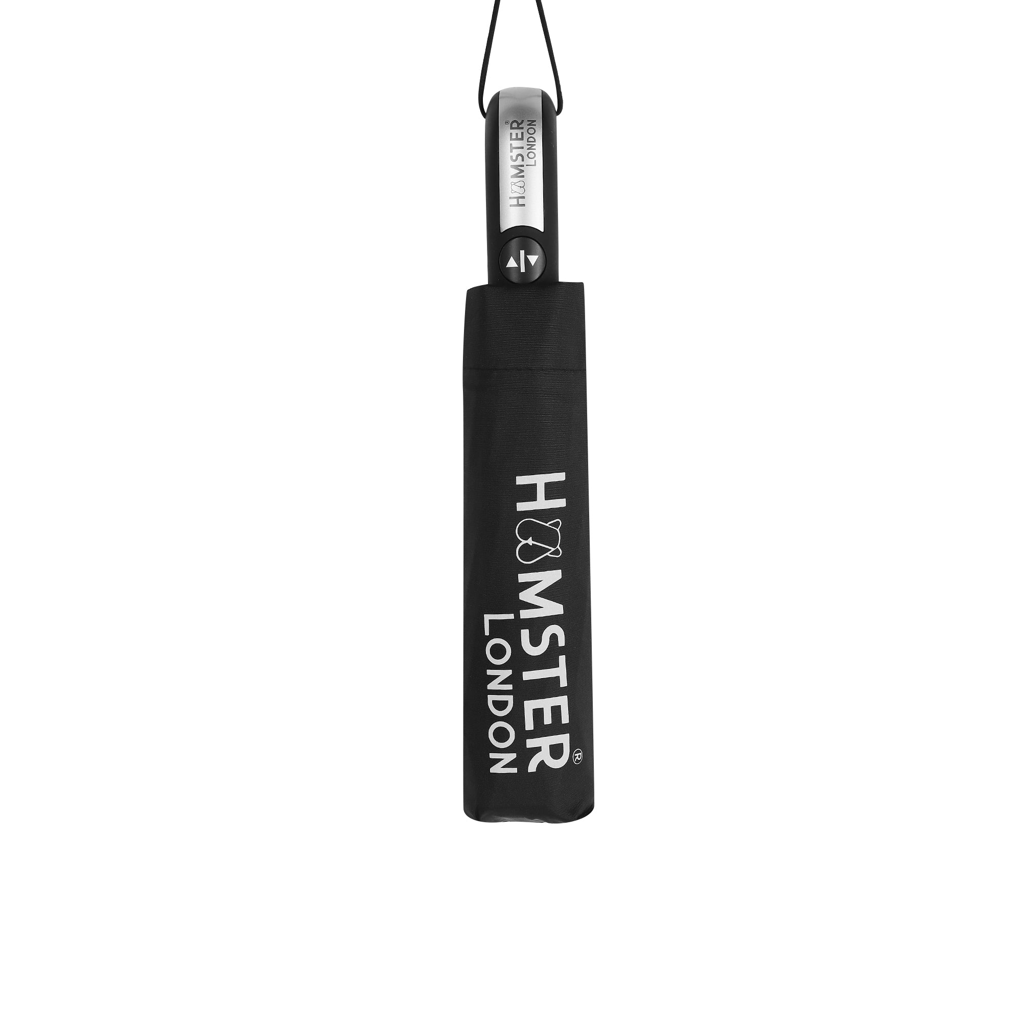 Hamster London Automatic Open & Close Pocket Folding Umbrella (Black)