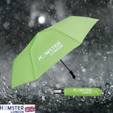 Hamster London Automatic Open & Close Pocket Folding Umbrella (Green)