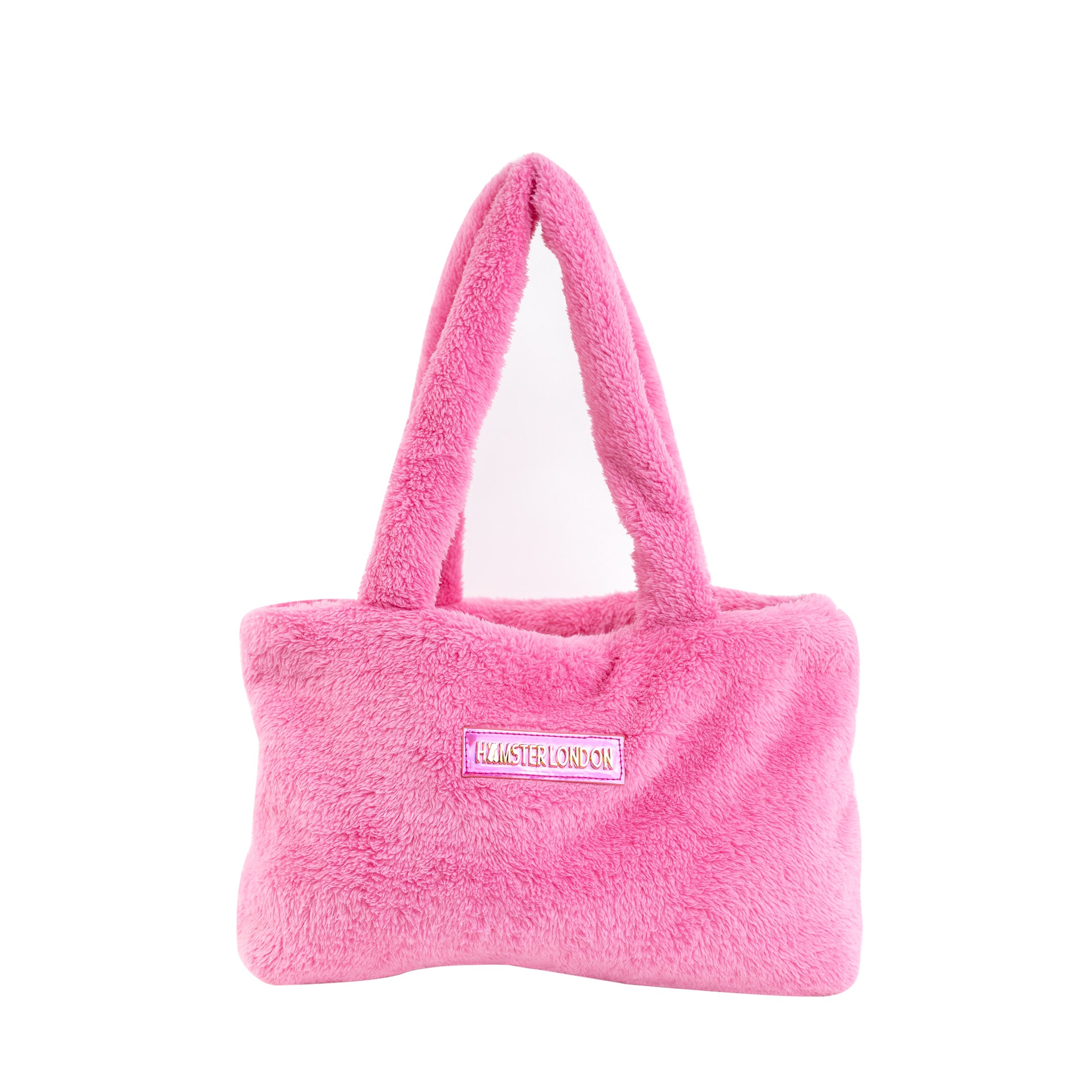 Hamster London Fur Baby Tote Bag Pink