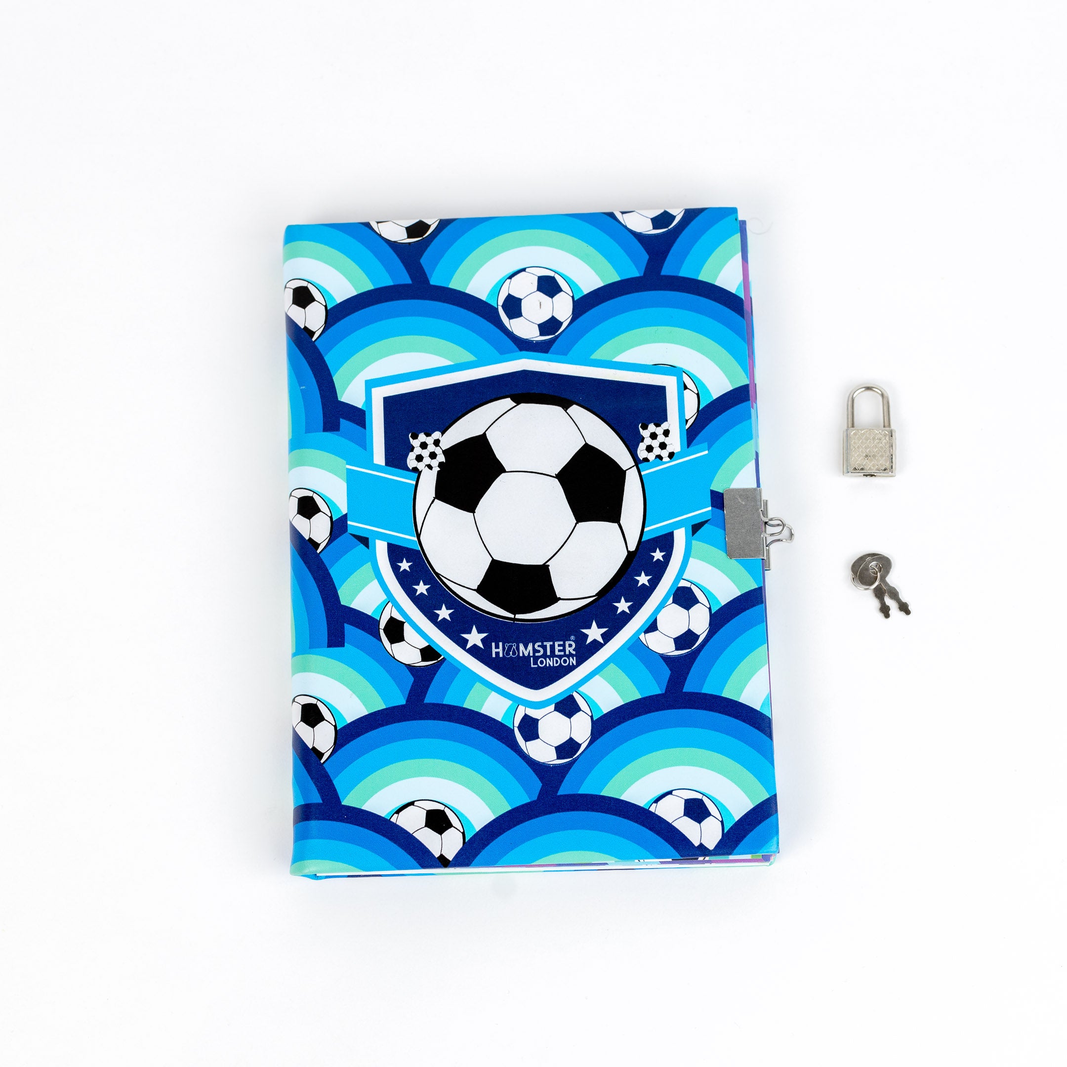 Hamster London Diary N Football Blue