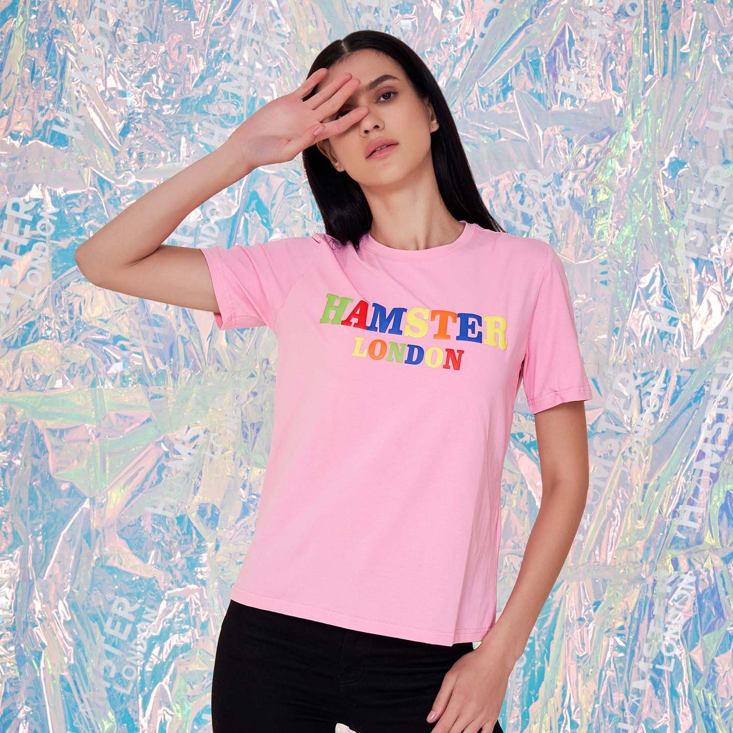 Hamster London Vibe Tees Pink
