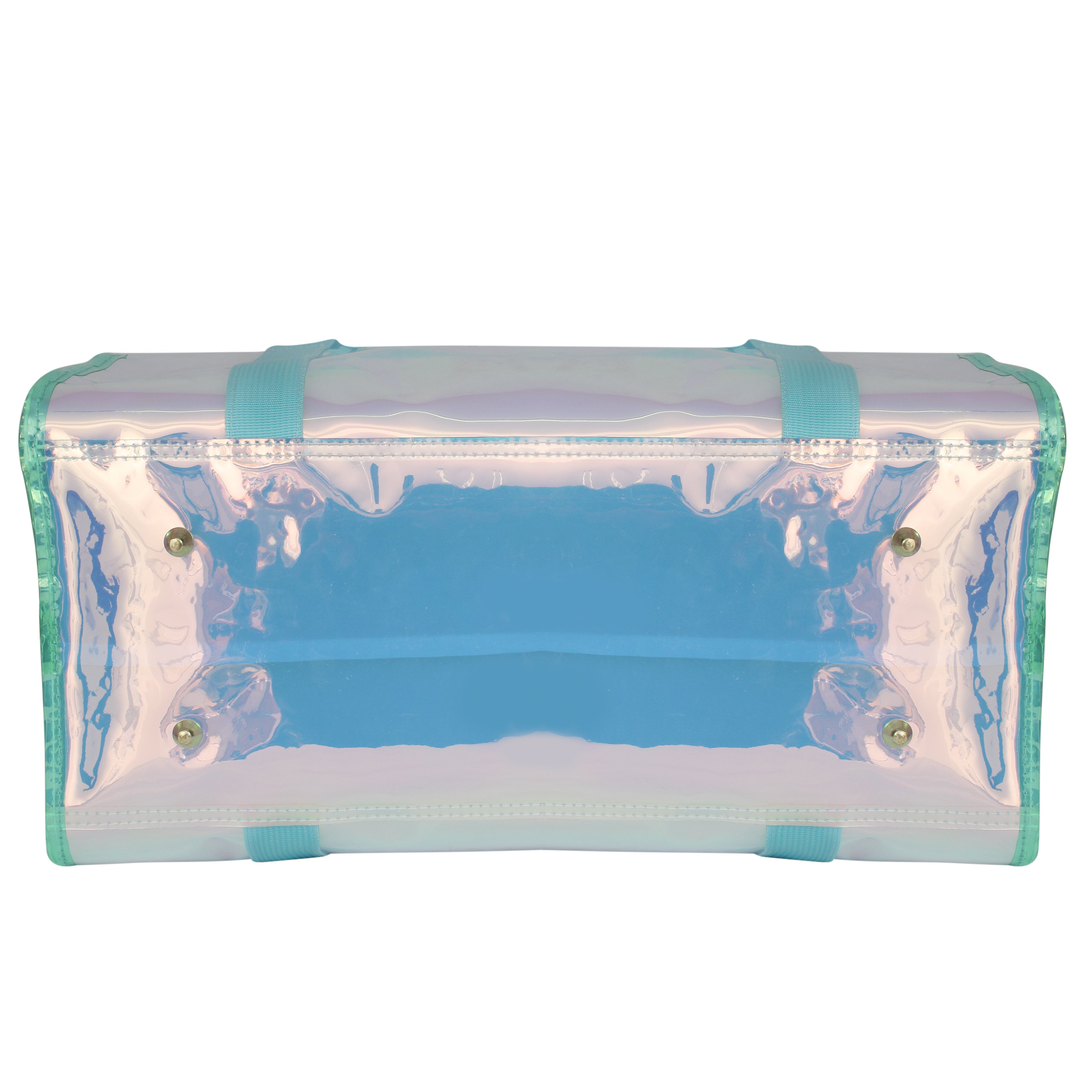 Hamster London Shiny Classic Duffle Bag Aqua Large