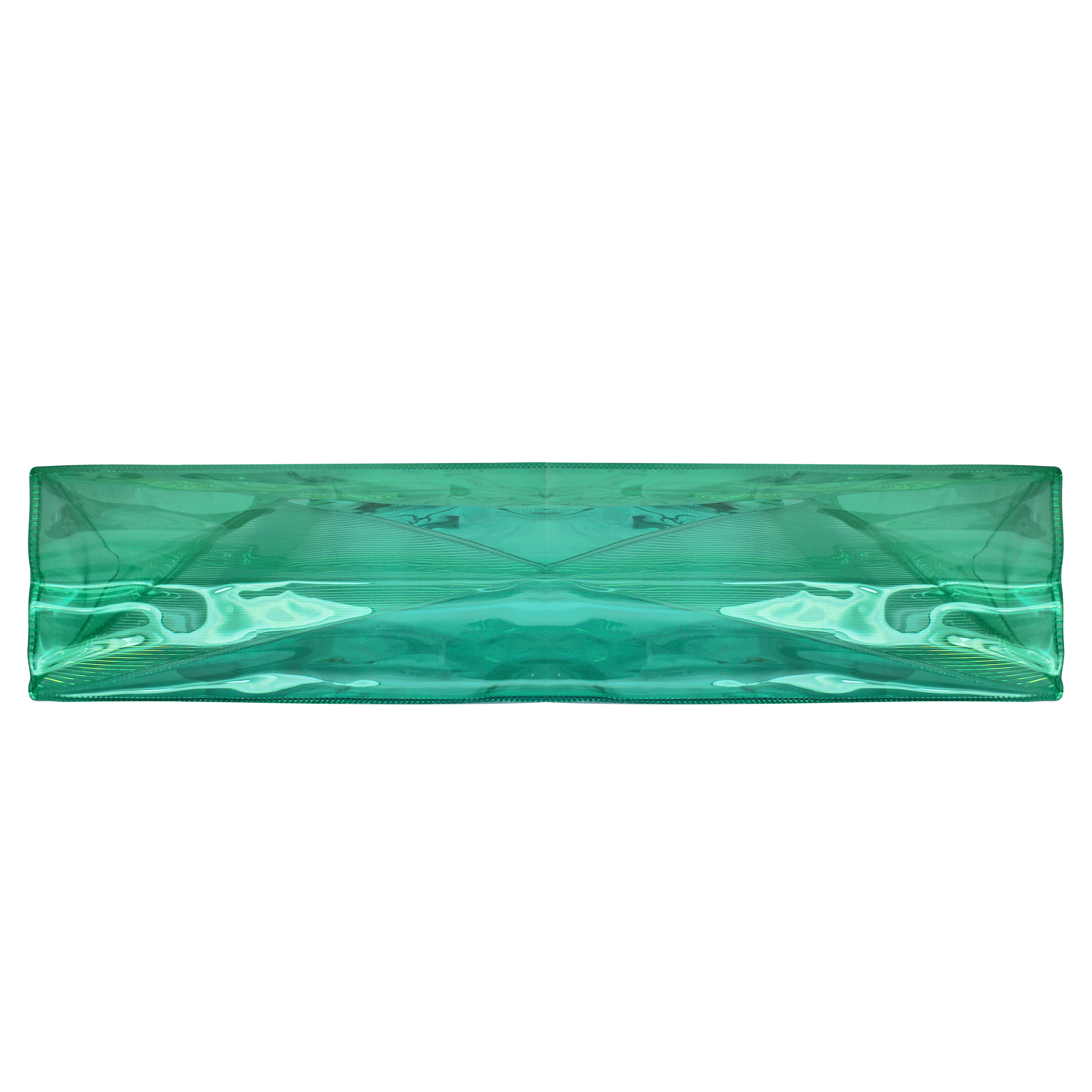 Hamster London Shiny Classic Tote Bag Aqua
