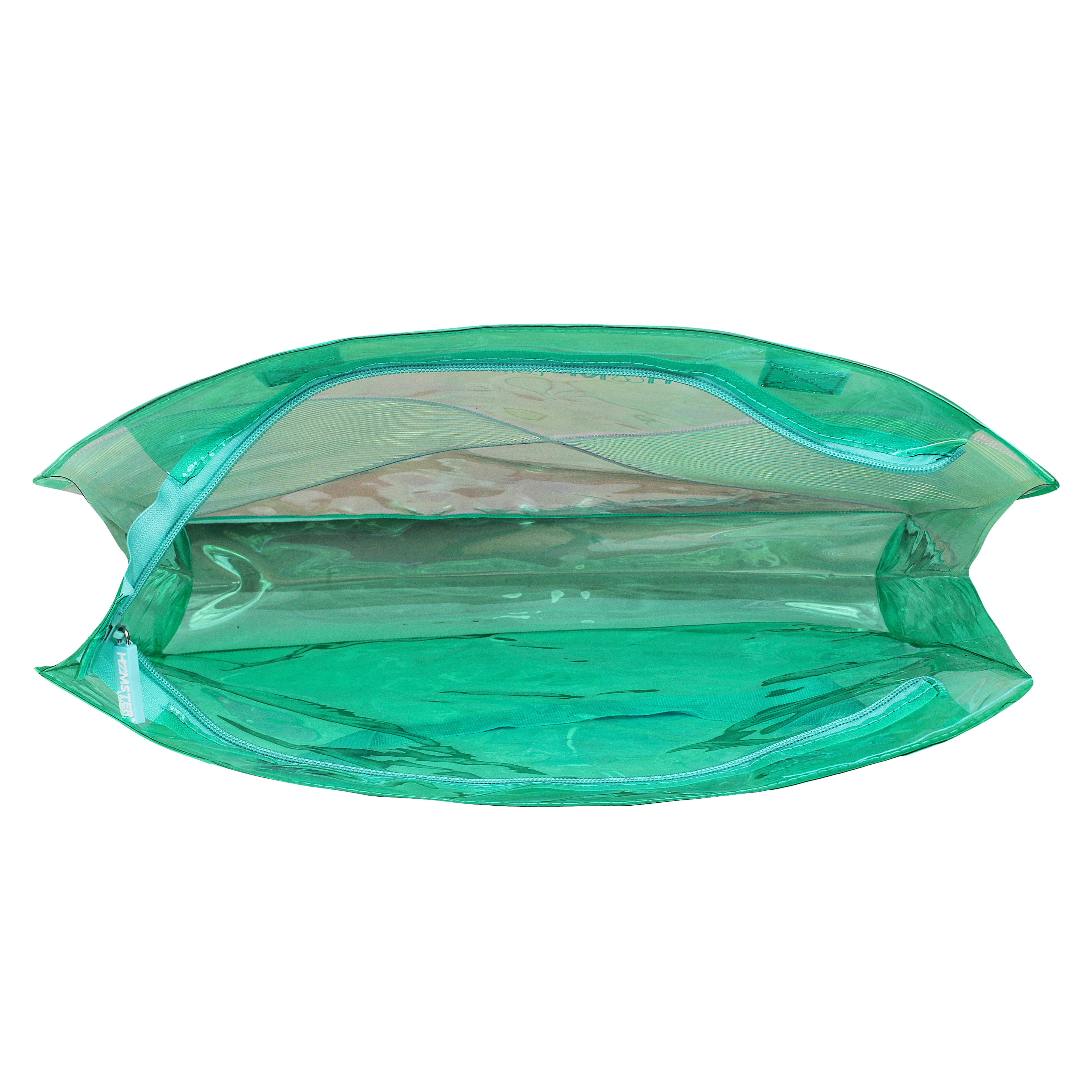 Hamster London Shiny Classic Tote Bag Aqua
