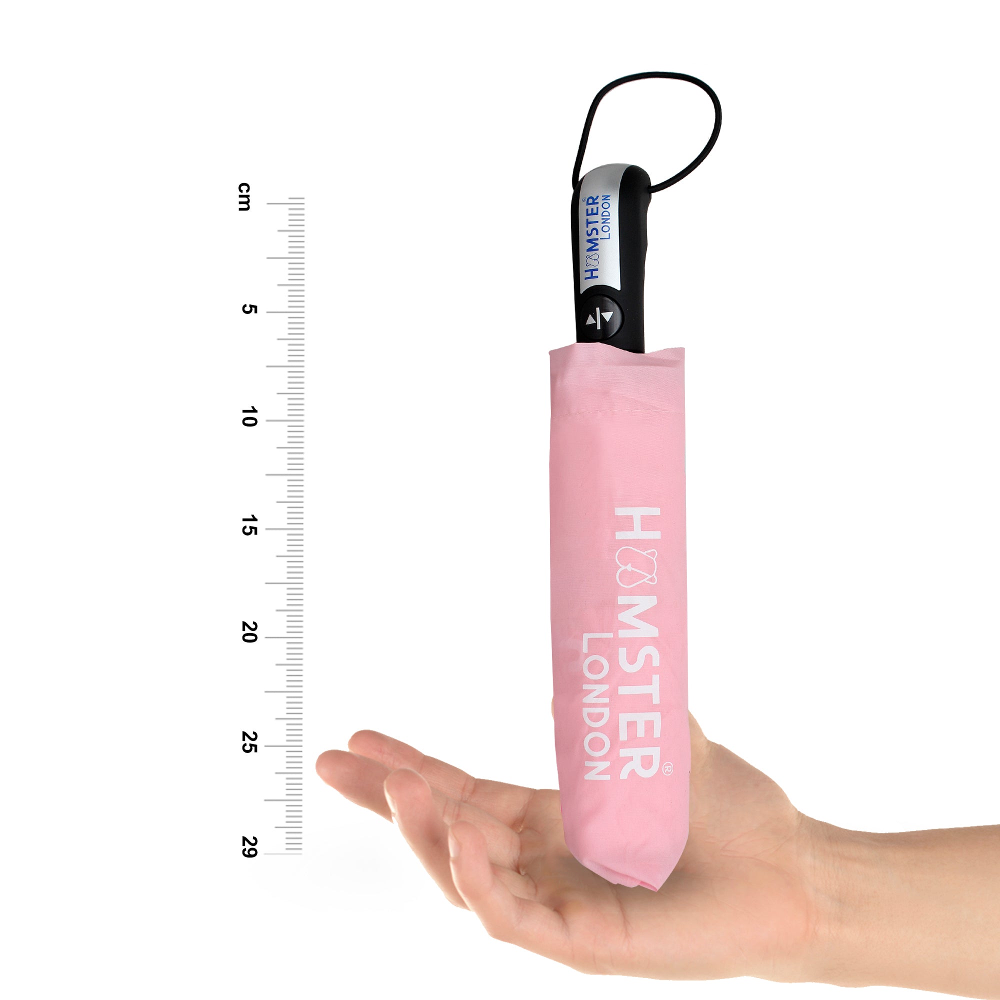 Hamster London Automatic Open & Close Pocket Folding Umbrella (Pink)