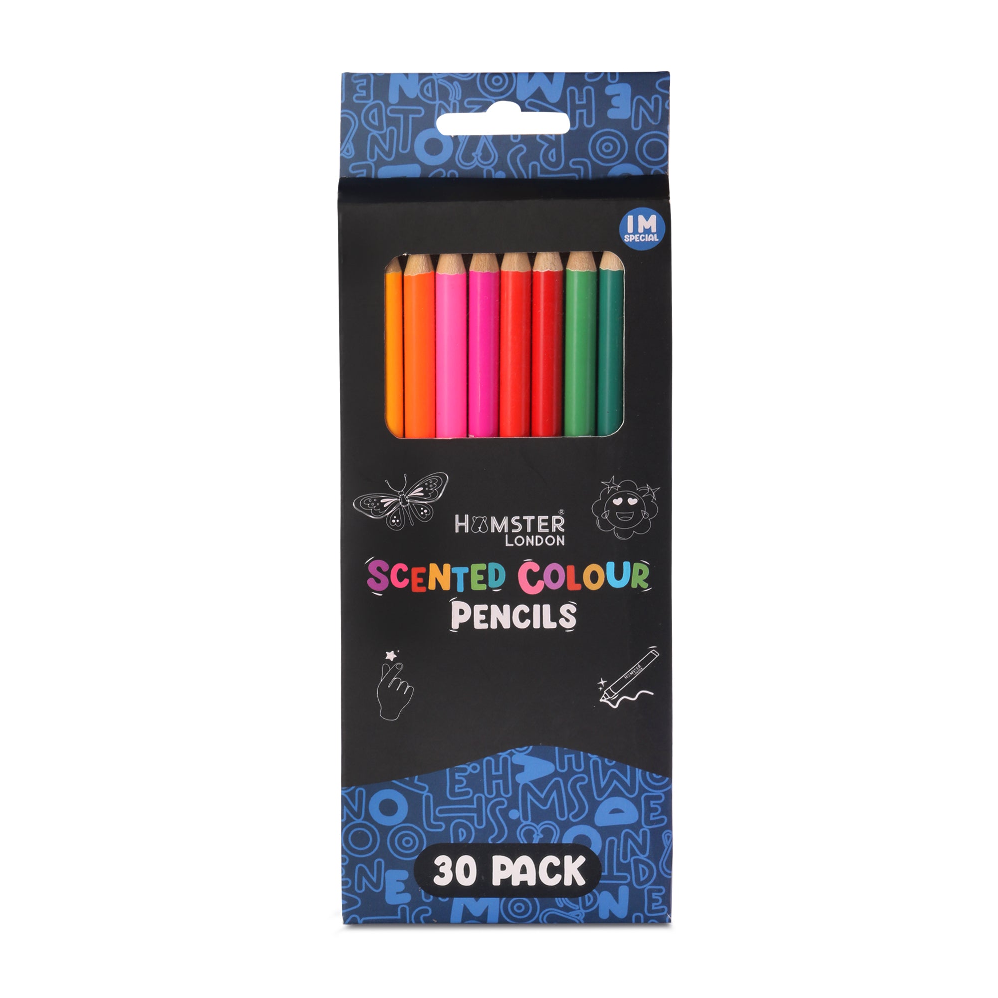 Hamster London Scented Colour Pencil set of 30