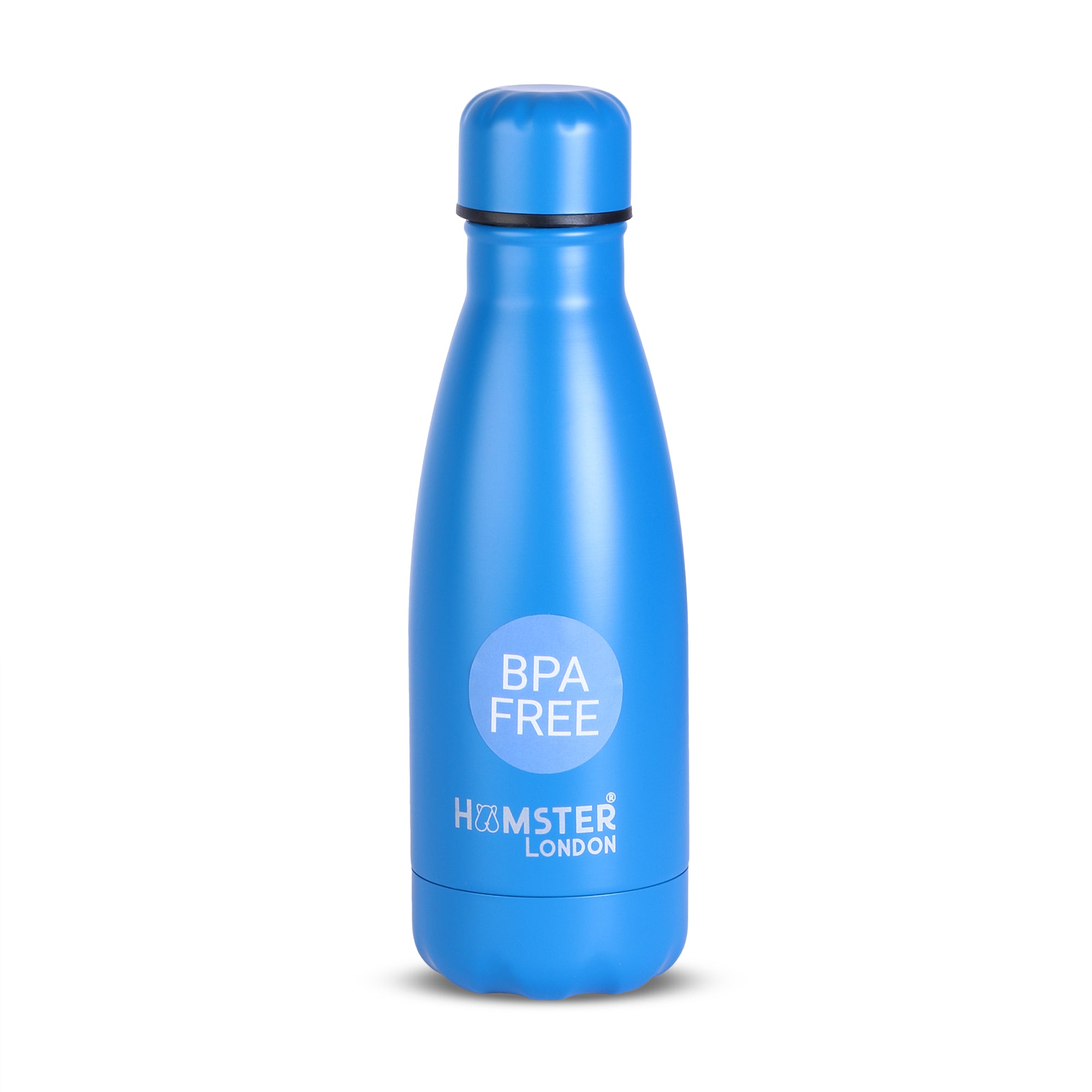 Hamster London Hype Neon Insulated Bottle Blue 350ml