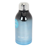 Hamster London Mini Holo Metal Bottle - Blue
