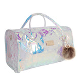 Hamster London Raver Duffle Bag & Tote & Pouch White Combo