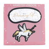 Hamster London Eye Mask & Luggage Tag Set
