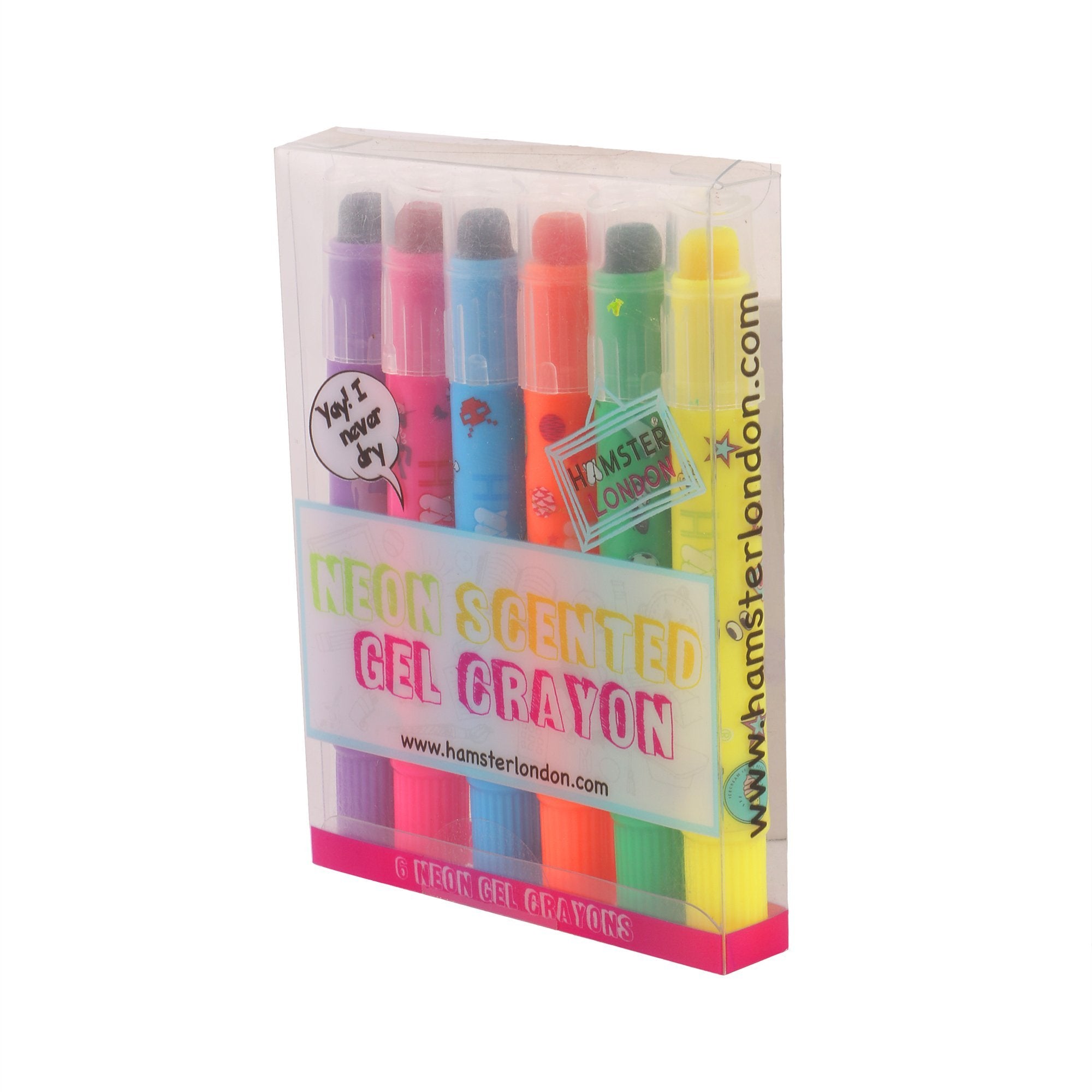 Hamster London Neon Scented Gel Crayon