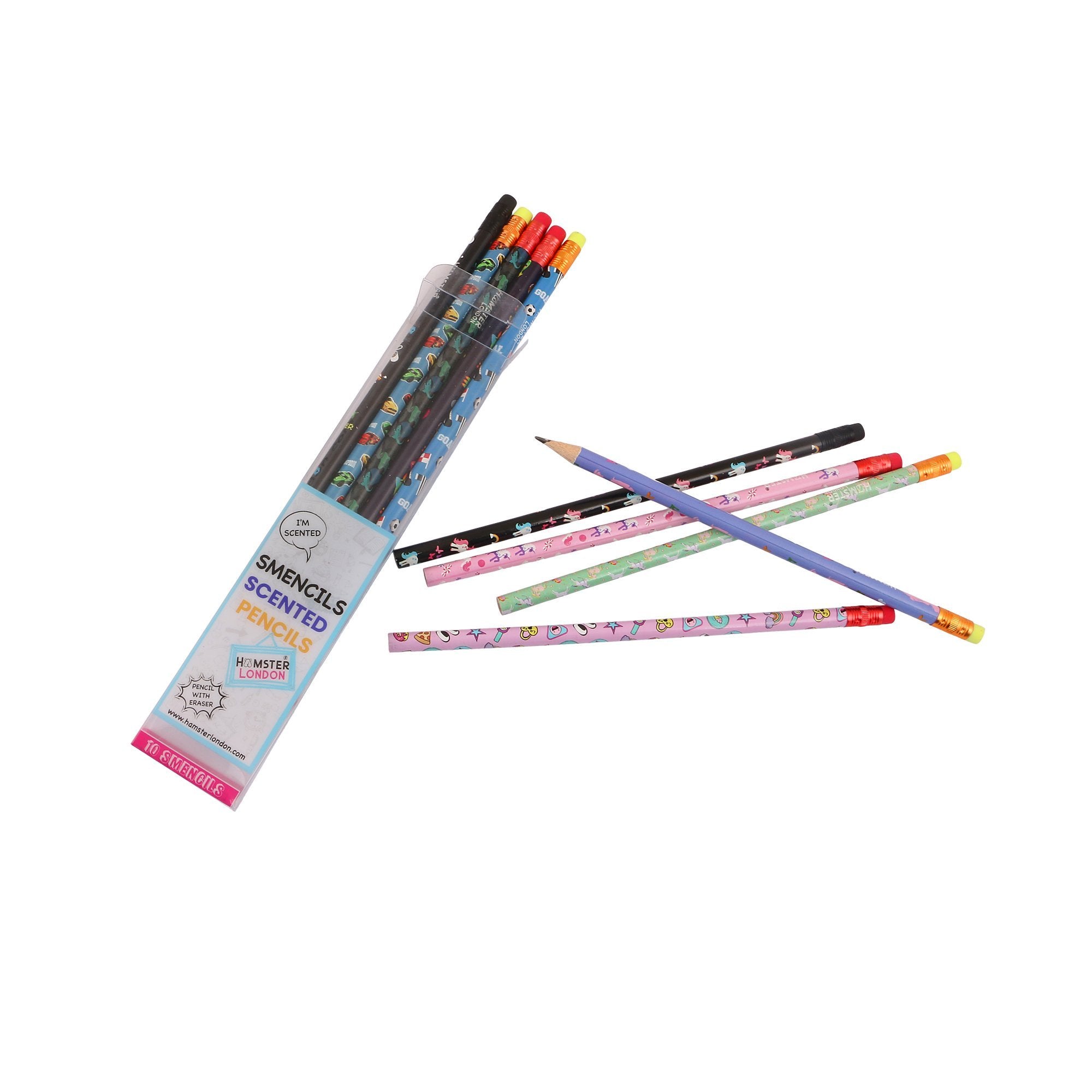 Hamster London Smencils Scented Pencils Set of 10