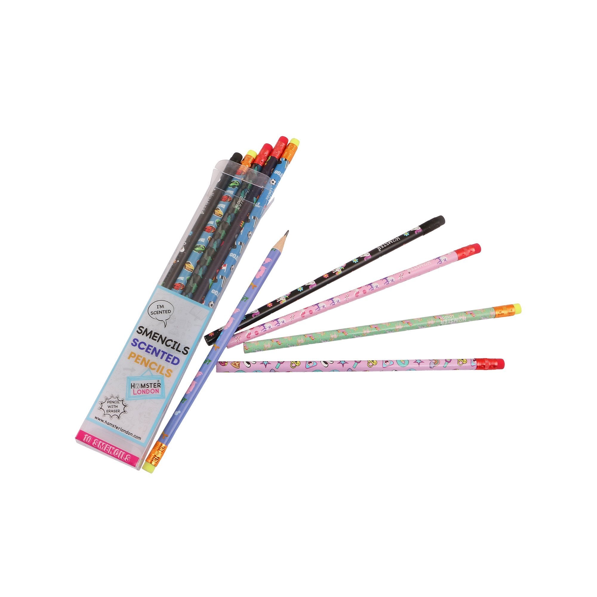 Hamster London Smencils Scented Pencils Set of 10