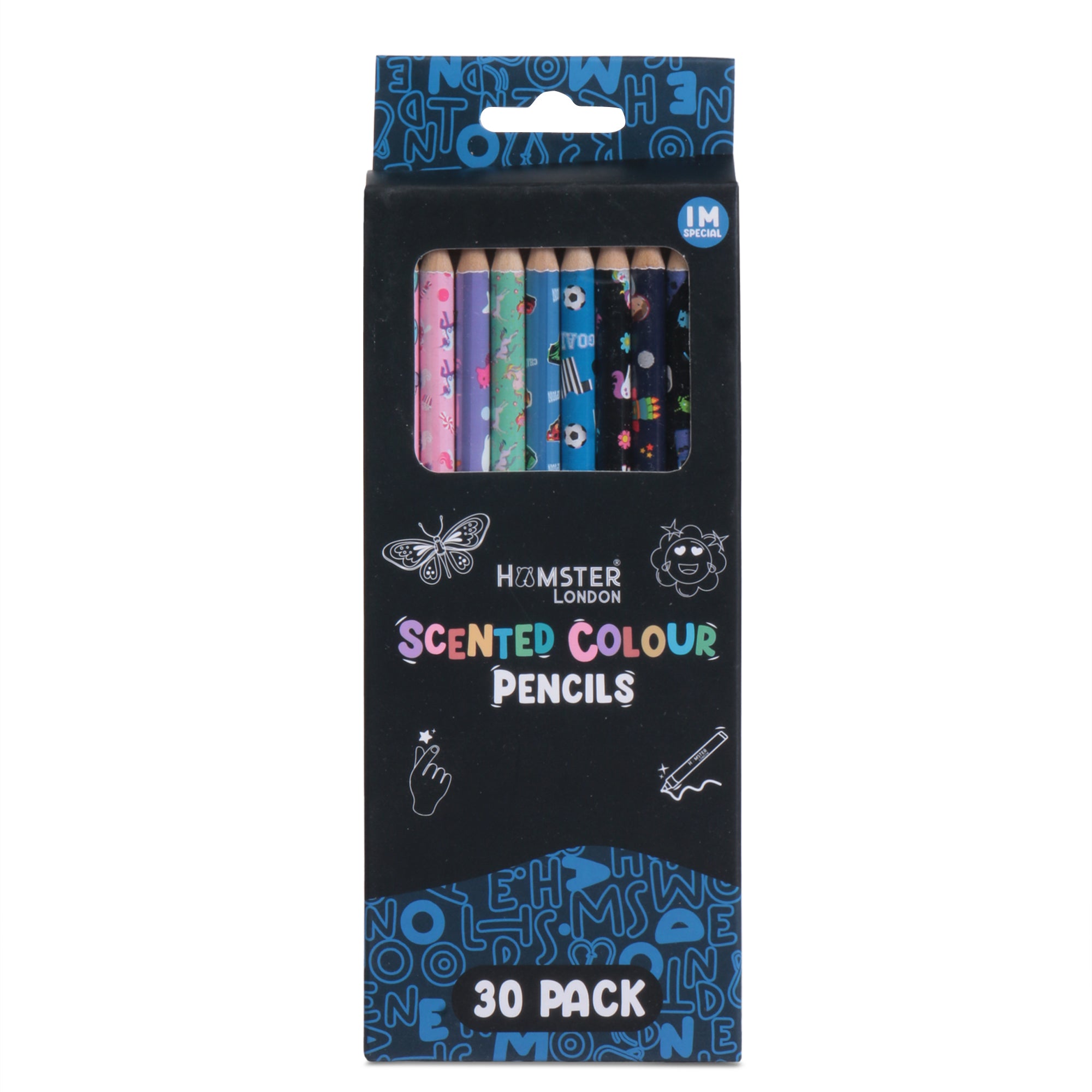 Hamster London Scented Colour Pencil set of 30